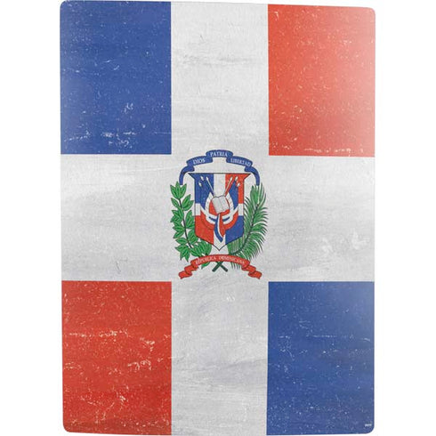 Dominican Republic Flag Distressed PS5 Digital Edition Bundle Skin
